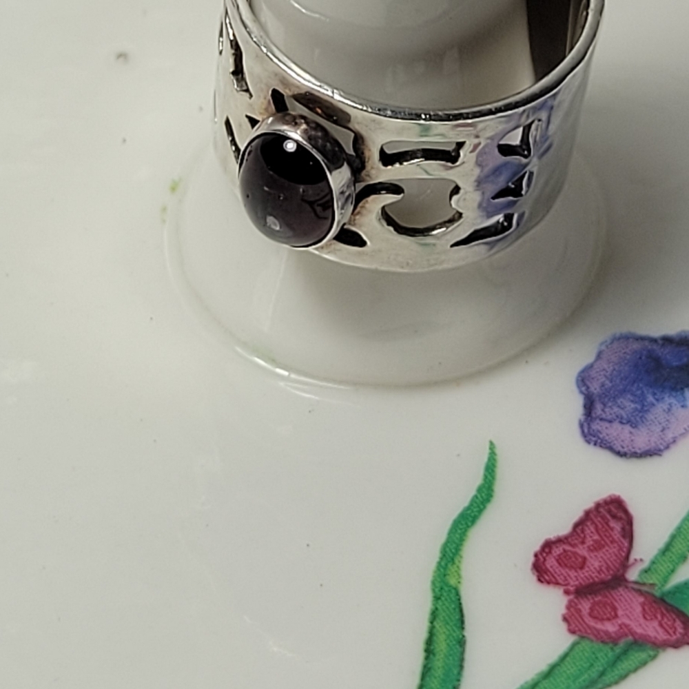 ❤ 925-SILVER. ISRAEL VINTAGE RING SIZE 5.5 - Picture 2 of 10